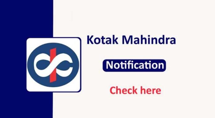 Kotak Bank Recruitment 2024