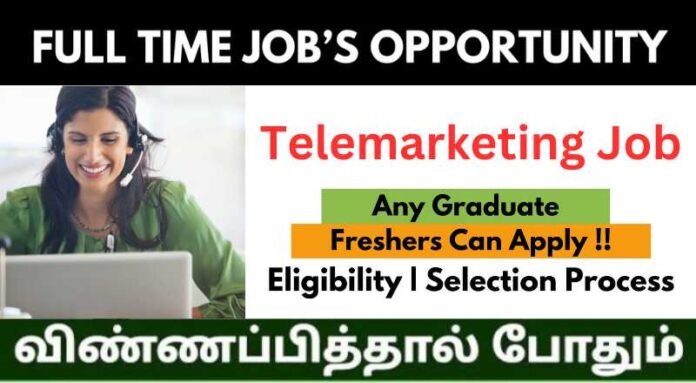 Telemarketing Job In Chennai