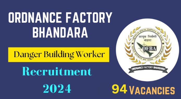 Ordnance Factory Bhandara Recruitment 2024 - Sai Vikram Academy