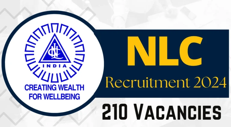 NLC Recruitment 2024