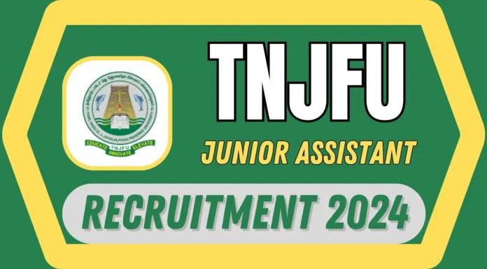TNJFU Recruitment 2024