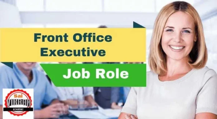 Front Desk Executive Job 2024