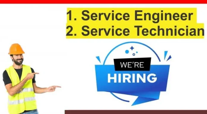 Service Engineer Job 2024