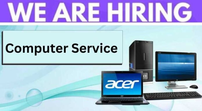 Computer Service Job In Tiruppur