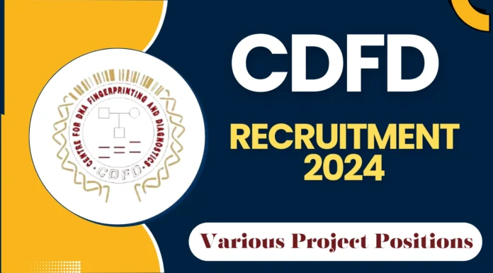 CDFD Recruitment 2024