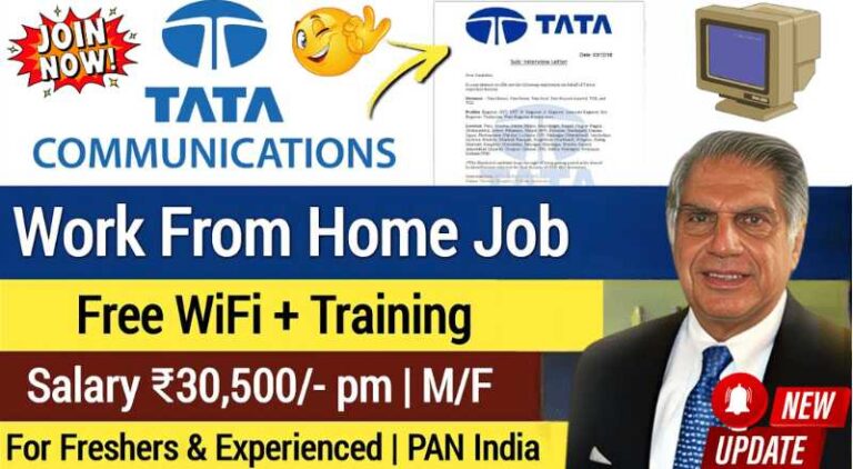 Tata Customer Service Work From Home Jobs