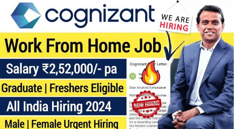 Cognizant Work From Home For Freshers 2025