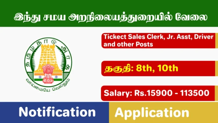 TNHRCE Coimbatore Recruitment 2025