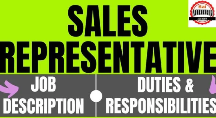 Sales Representative Job In Coimbatore