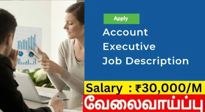 Accounts Executive Job In Chennai