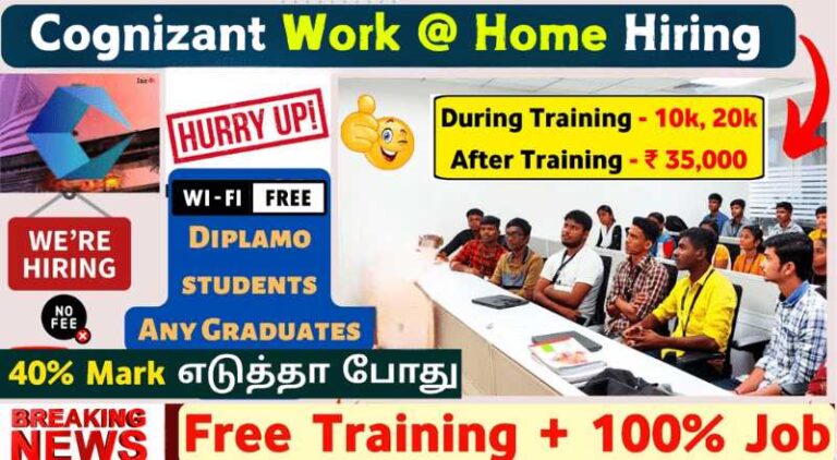 Chennai Cognizant Work From Home Jobs 2025