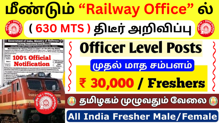 DFCCIL MTS Recruitment 2025