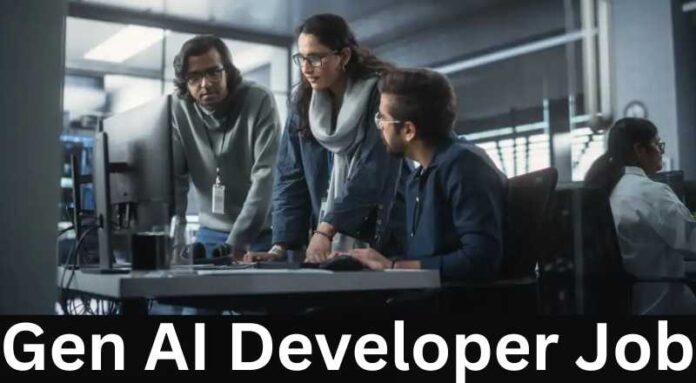 Gen AI Developer Job In Chennai