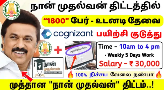 Naan Mudhalvan Cognizant Off-Campus Drive