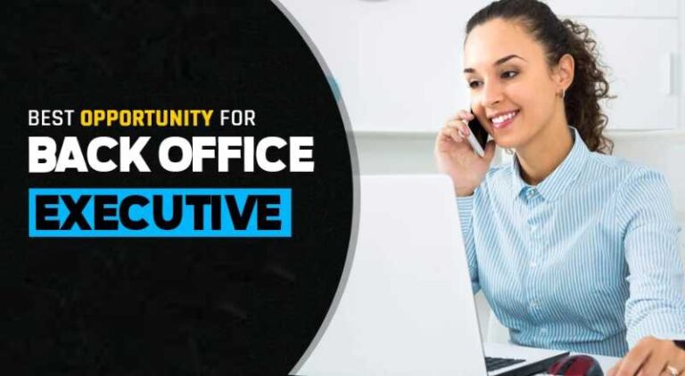 Back Office Executive Job In Chennai