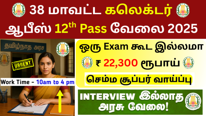 மாவட்ட கலெக்டர் DCPU Chennai Recruitment 2025